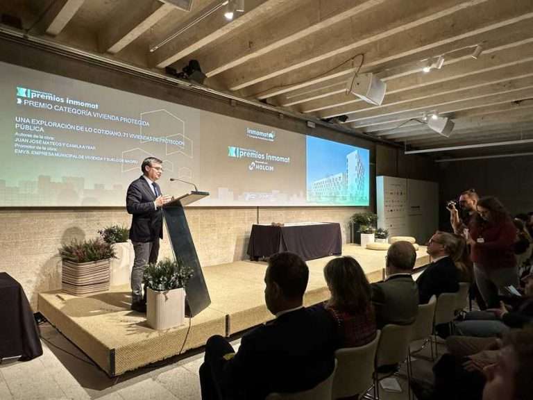 Dos promociones de EMVS Madrid reciben el premio INMOMAT al mejor proyecto residencial de vivienda protegida