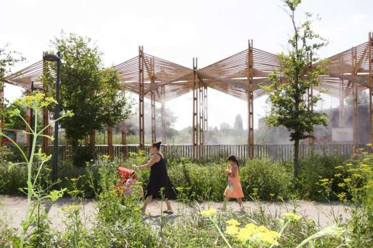 Islas Bioclimáticas en la ciudad para combatir las altas temperaturas que se registran en la calle