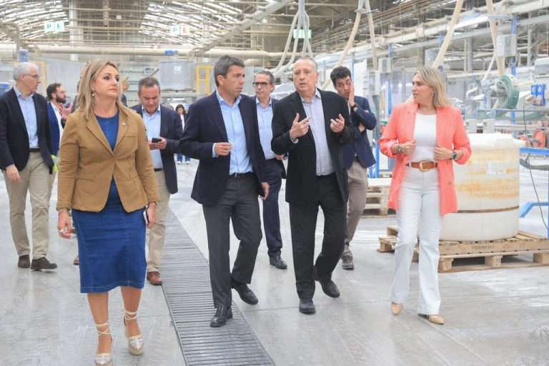 Carlos Mazón reclama al Gobierno central el pago de las ayudas prometidas al sector de la cerámica por la cogeneración