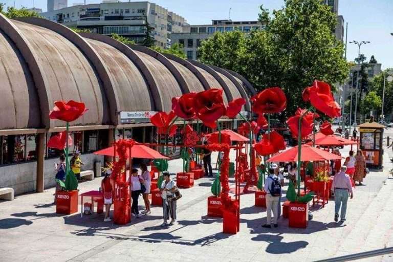 Kenzo, pionera en jardines urbanos  que viajan de ciudad en ciudad