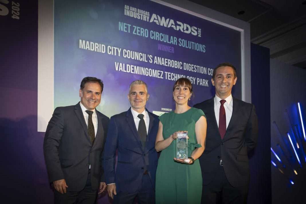 Madrid gana premio por su innovadora gestión de biorresiduos en Valdemingómez